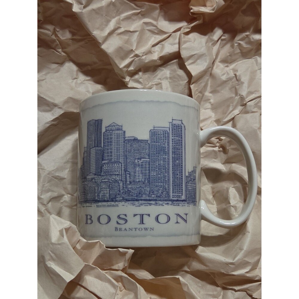 Starbucks Boston Architectural Series Beantown Coffee Mug Cup 18 oz 2012